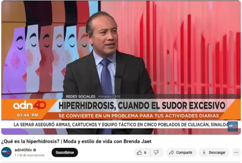 Hiperhidrosis: cuando el sudor excesivo se convierte en un problema para tus actividades diarias